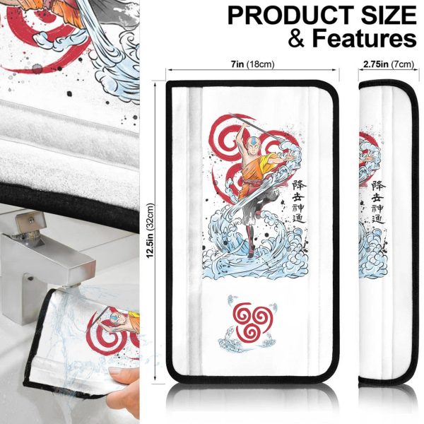 avatar the last airbender anime car seat belt covers the power of the air nomads jeb4l