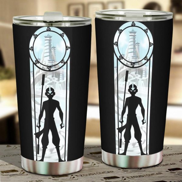 Avatar: The Last Airbender Anime Custom Aang Tumbler Cup Car Accessories