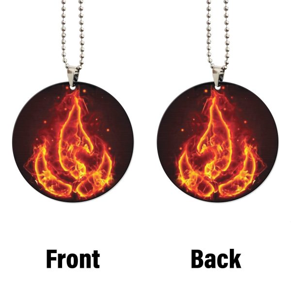 Avatar The Last Airbender Car Accessories Anime Car Ornament Fire