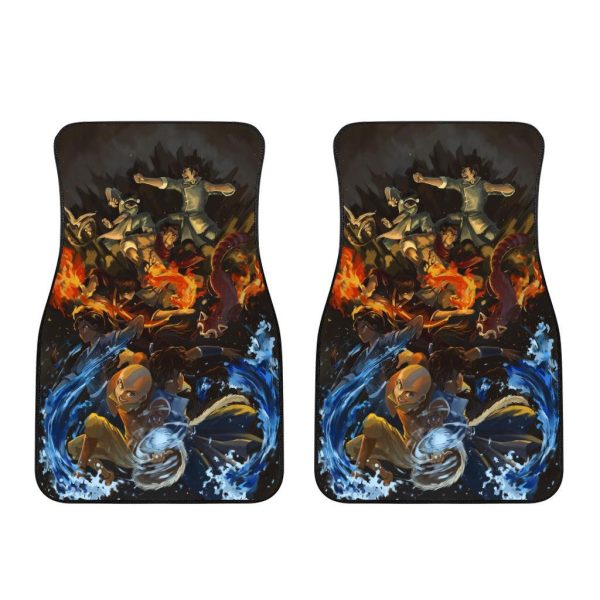 avatar the last airbender car floor mats anime car accessories main characters 5ps0t