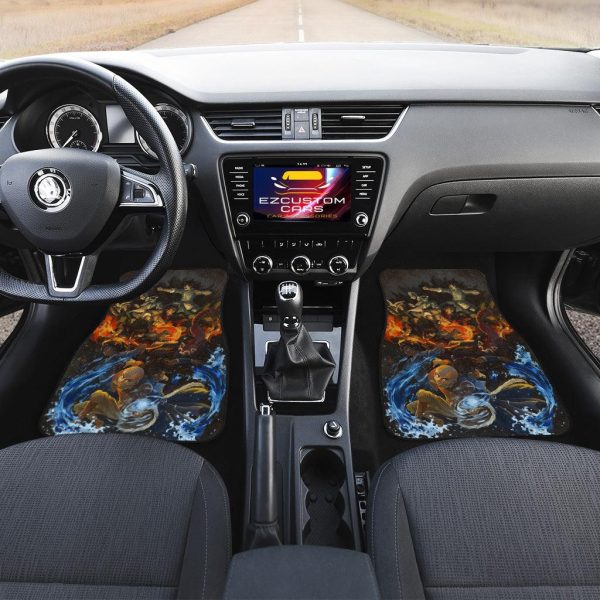avatar the last airbender car floor mats anime car accessories main characters dygok
