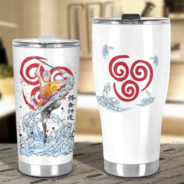 avatar tumbler anime cup car accessories the power of the air nomads nby2f