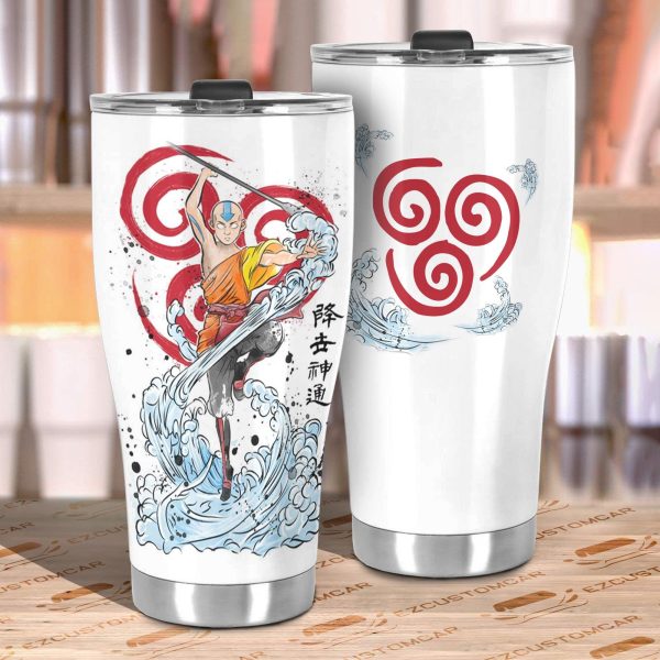 avatar tumbler anime cup car accessories the power of the air nomads ymt5a