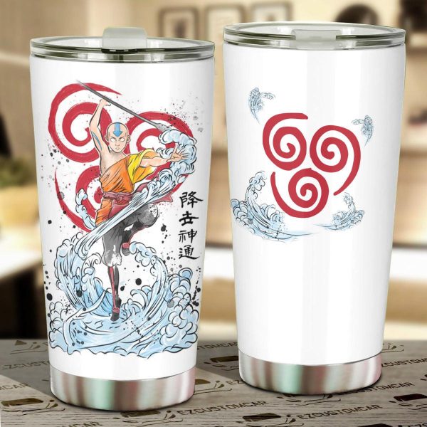 Avatar Tumbler Anime Cup Car Accessories The Power Of The Fire Nation