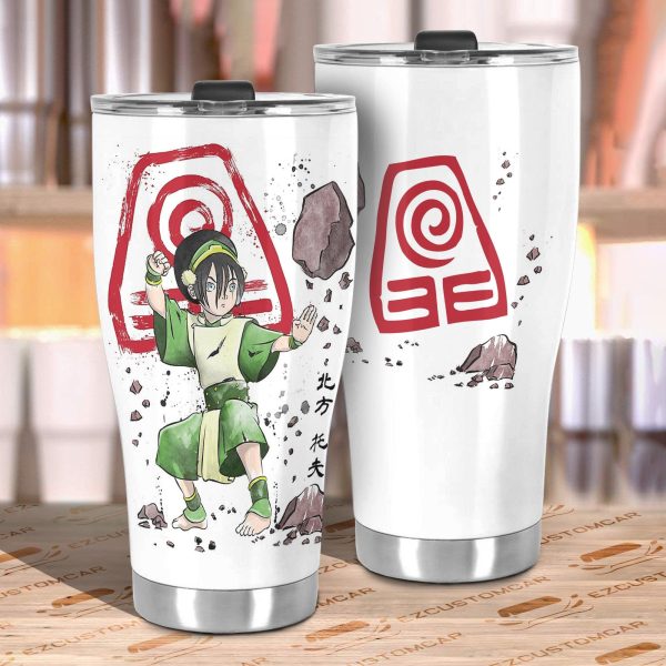 avatar tumbler anime cup car accessories the power of the earth kingdom mm9dc