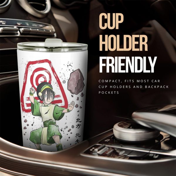 avatar tumbler anime cup car accessories the power of the earth kingdom ngk2d