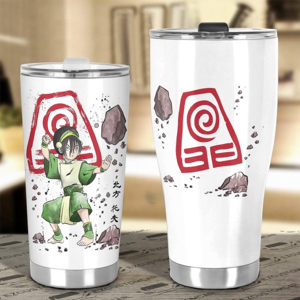 avatar tumbler anime cup car accessories the power of the earth kingdom raf2q