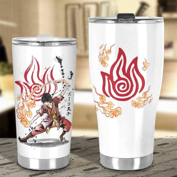 avatar tumbler anime cup car accessories the power of the fire nation zcaff