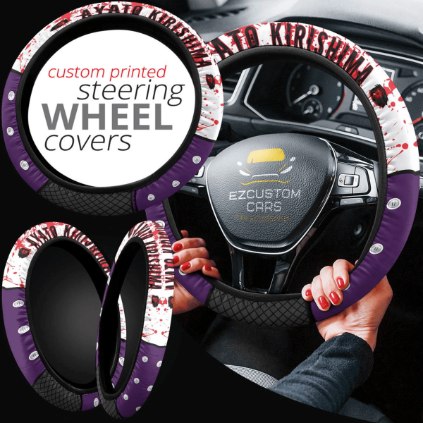 ayato kirishima anime steering wheel cover custom tokyo ghoul anime car accessories z9eoc