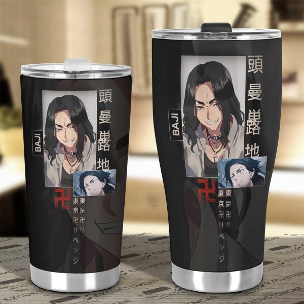 baji car accessories custom tokyo revenger anime car tumbler cup xyqid