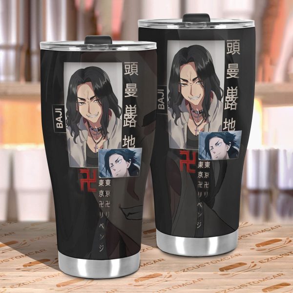 baji car accessories custom tokyo revenger anime car tumbler cup yr4gl