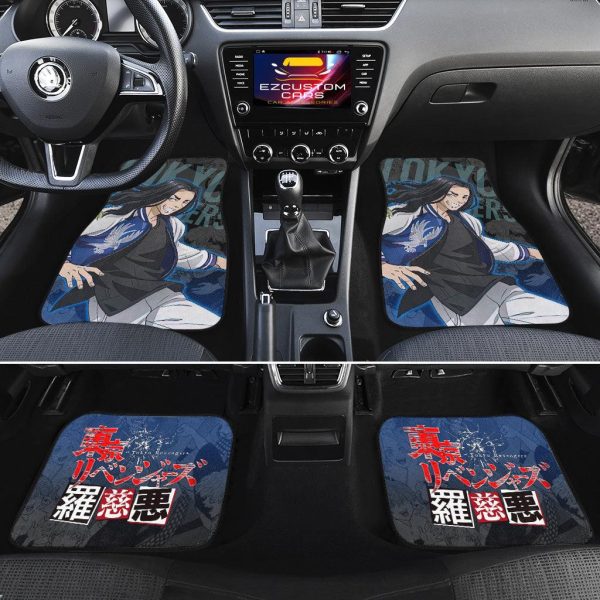 baji car floor mats custom anime tokyo revengers car accessories fvnzp