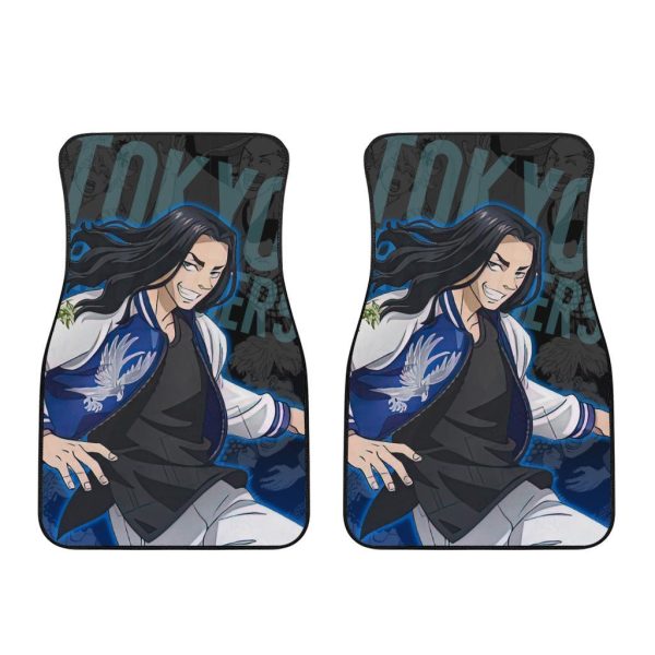 baji car floor mats custom anime tokyo revengers car accessories kzdwp