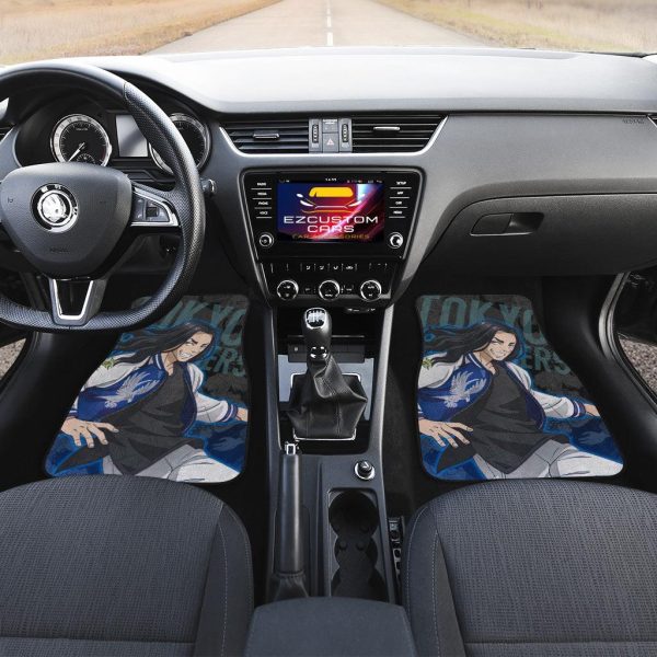 baji car floor mats custom anime tokyo revengers car accessories wzk06