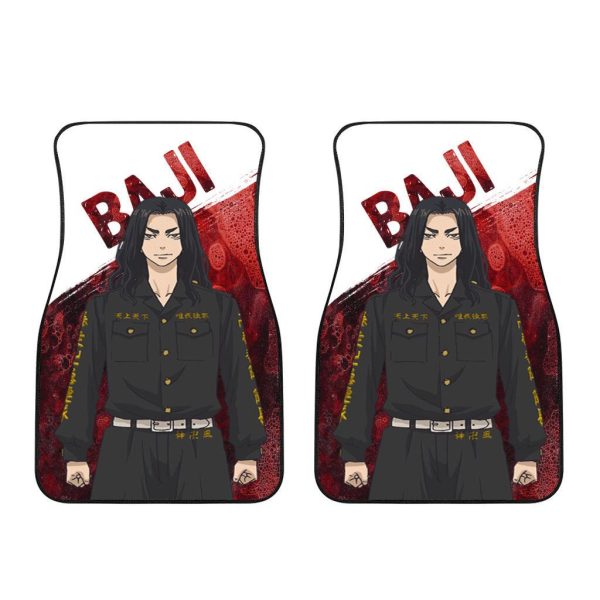 baji car floor mats custom tokyo revengers anime car accessories bna9r