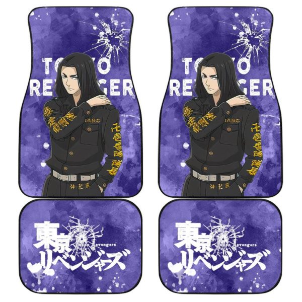Baji Car Floor Mats Custom Tokyo Revengers Anime Car Accessories