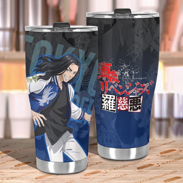 baji car tumbler cup custom anime tokyo revengers car accessories civum