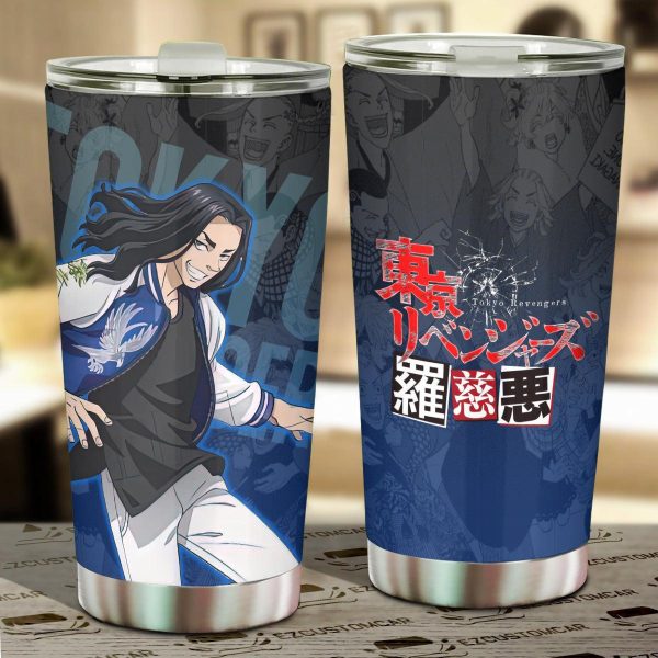Baji Car Accessories Custom Tokyo Revenger Anime Car Tumbler Cup