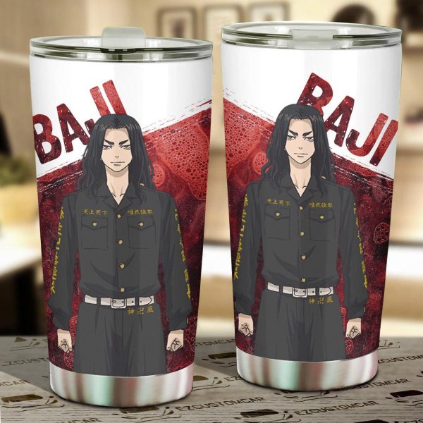 Baji Car Tumbler Cup Custom Tokyo Revenger Anime Car Accessories