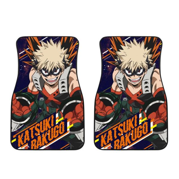 Bakugo Car Floor Mats Custom My Hero Academia Anime Car Accessories