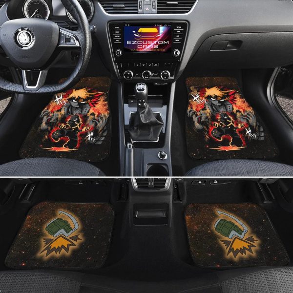 bakugo car floor mats my hero academia anime car accessories skmcf