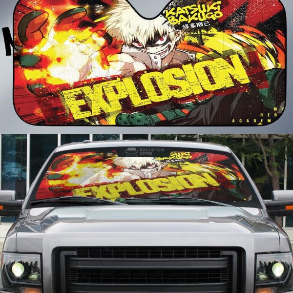 Bakugo Katsuki My Hero Academia Anime Car Sun Shade Bakugo Katsuki My Hero Academia Anime Car Sun Shade