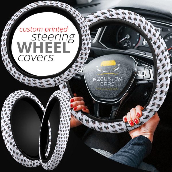 bakugo katsuki my hero academia anime steering wheel cover anime car accessories ivhgo