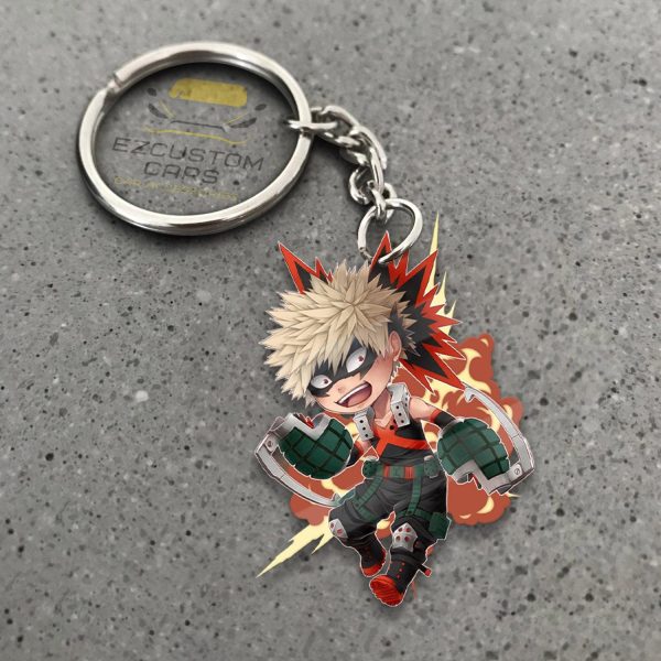 Bakugo Keychains Custom Kachan My Hero Academia Anime Car Accessories Bakugo Keychains Custom Kachan My Hero Academia Anime Car Accessories