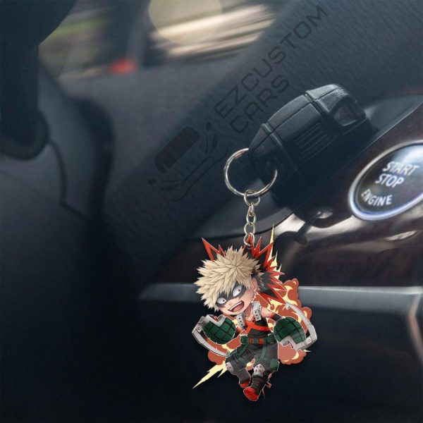 bakugo keychains custom kachan my hero academia anime car accessories ueznp