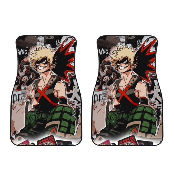 bakugo manga car floor mats anime my hero academia fan gift 3tdgi
