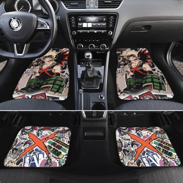 bakugo manga car floor mats anime my hero academia fan gift se161