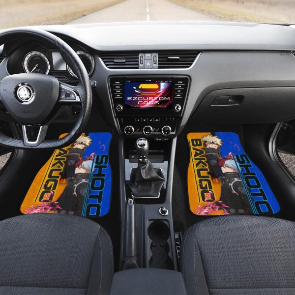 bakugo x shoto todoroki car floor mats my hero academia c8g9l