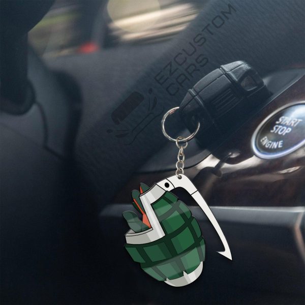 bakugos grenadier bracers keychains custom my hero academia anime car accessories mbxgz
