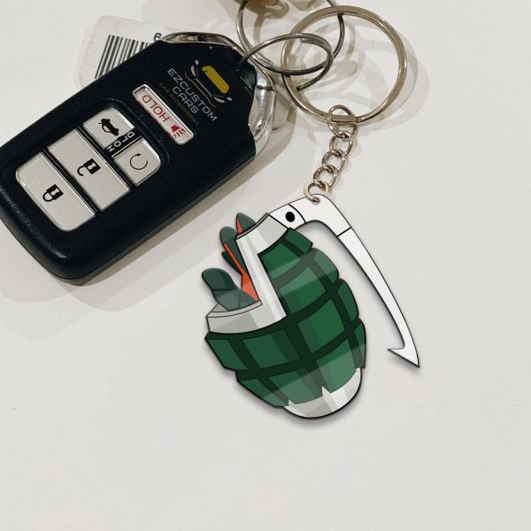 Bakugo’s Grenadier Bracers Keychains Custom My Hero Academia Anime Car Accessories