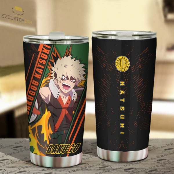 bakugou katsuki travel mug ideal tumbler for your my hero academia collections d2stk
