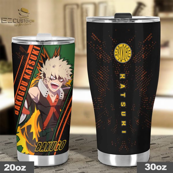 bakugou katsuki travel mug ideal tumbler for your my hero academia collections diq2o