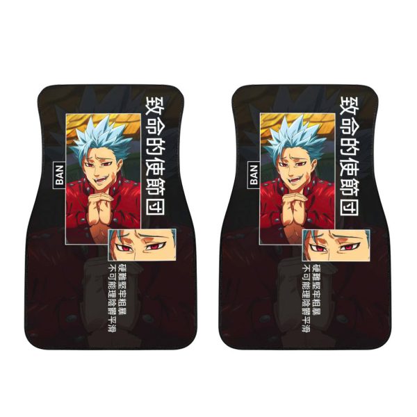 ban custom seven deadly sins anime car floor mats car accessories c5way