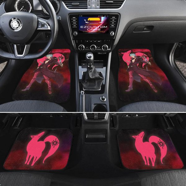 ban seven deadly sins car floor mats custom anime car accessories i56id