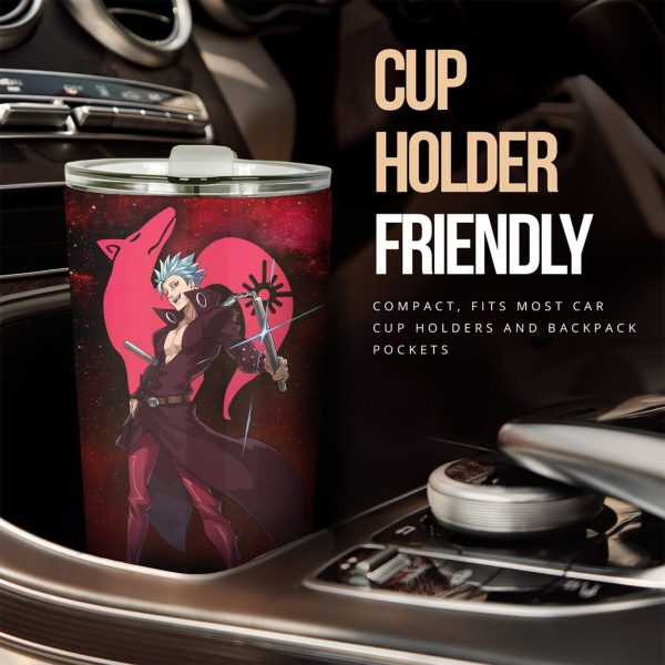 ban seven deadly sins car tumbler cup custom anime car accessories gfpiz