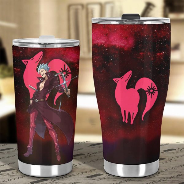 ban seven deadly sins car tumbler cup custom anime car accessories ihmib