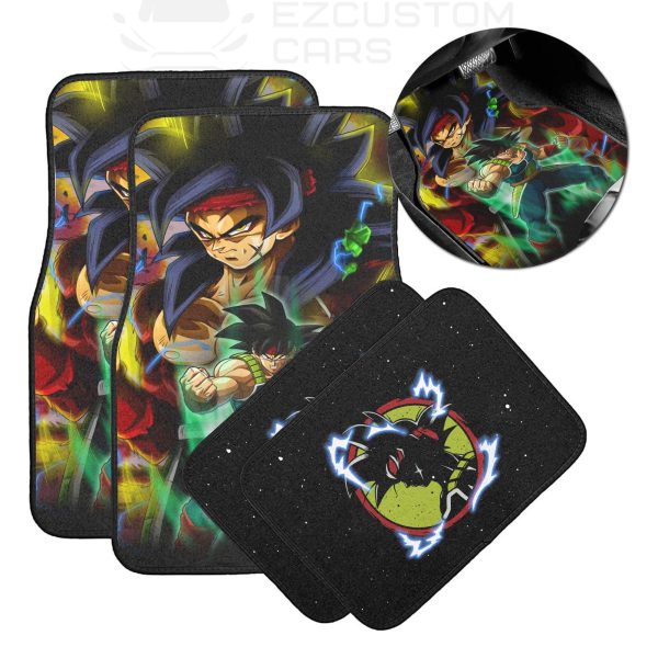 bardock car floor mats custom dragon ball anime car accessories uwjmx