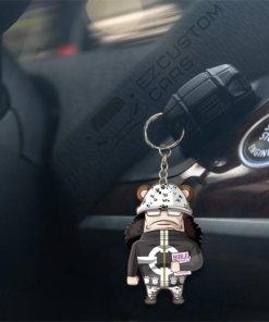 bartholomew kuma keychains custom one piece anime car accessories gos2r