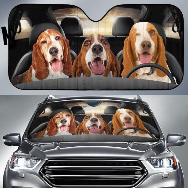 Basset Hound Dog Auto Sun Shade Car Sun Visor Basset Hound Dog Auto Sun Shade Car Sun Visor
