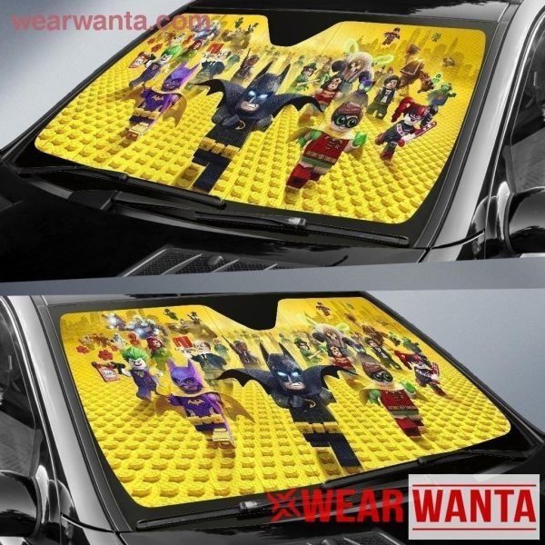 batman lego team auto car sun shade ba2ni