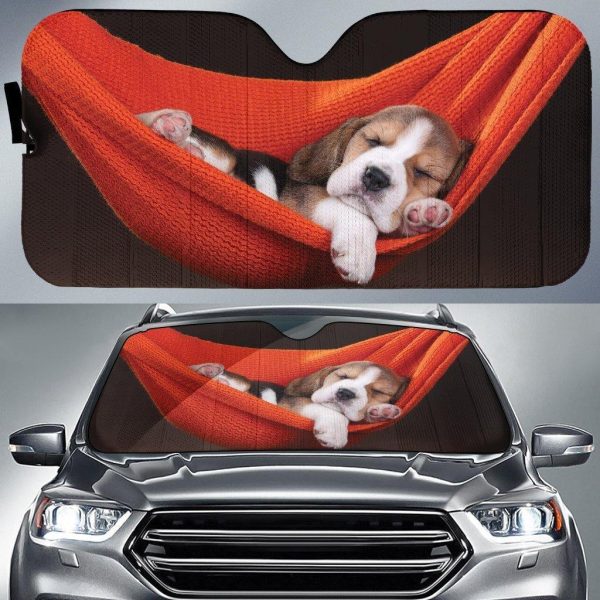 Beagle Cute Car Sun Shade
