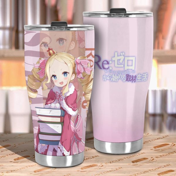 beatrice re zero car tumbler cup custom anime rezero car accessories 3yv7c