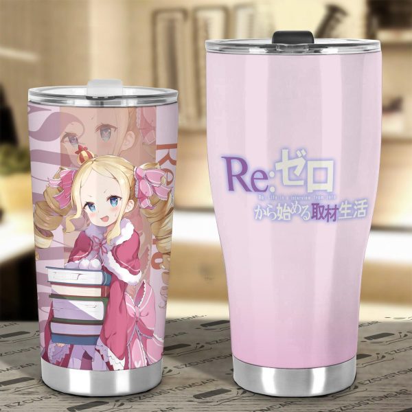 beatrice re zero car tumbler cup custom anime rezero car accessories sa8oo