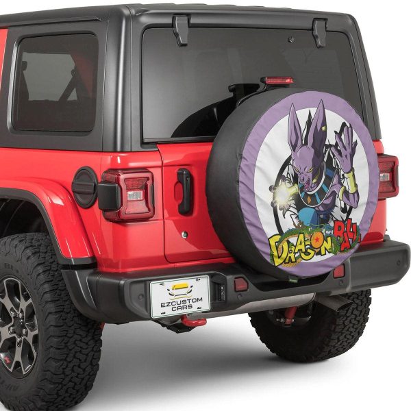 beerus spare tire cover custom dragon ball anime car accessories nbccz