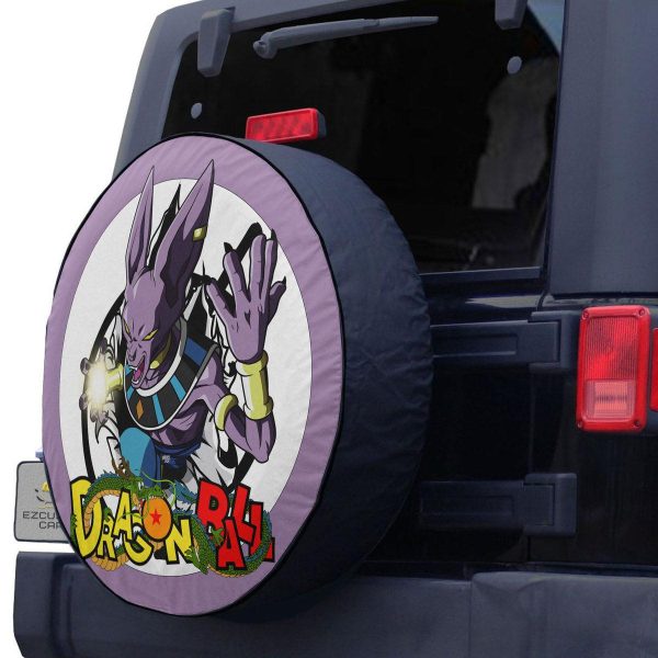 beerus spare tire cover custom dragon ball anime car accessories ninsy