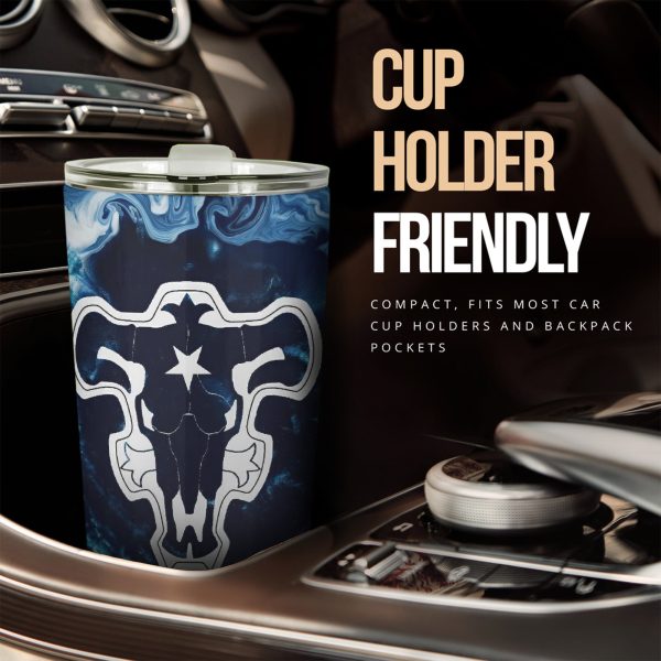 black bull car tumbler cup custom black clover anime car accessories 2qipv